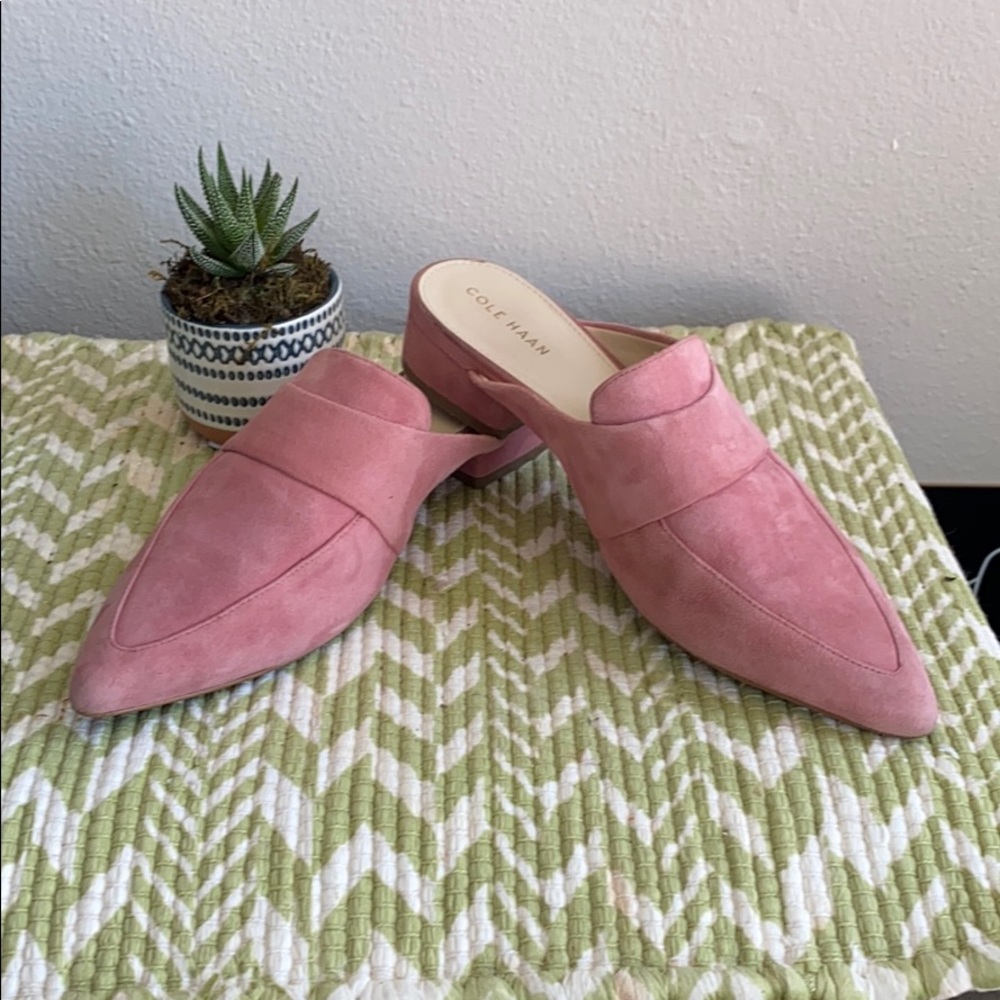 Host Pick 💎Cole Haan rose colored mules